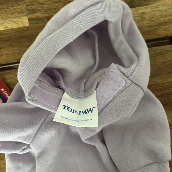 Top Paw Dog Hoodie Sweater Lavender Multicolor Outerwear Pet Size XXS. NWT - Picture 6 of 8